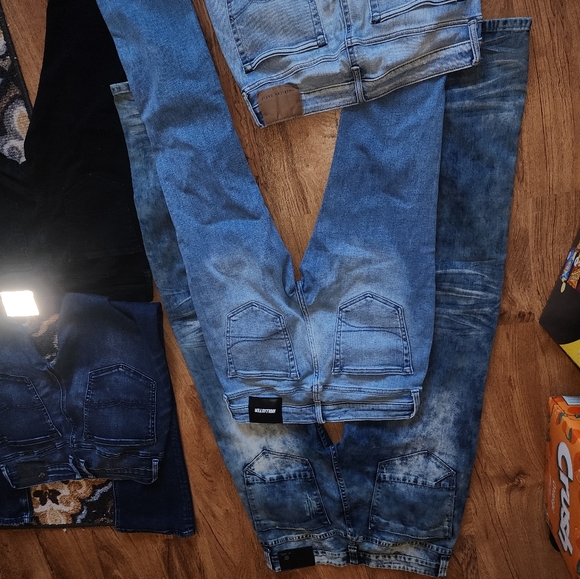 Salvage, Bke, silver jeans Co, Buffalo, hollister, American eagle, buckle black, - Picture 6 of 9
